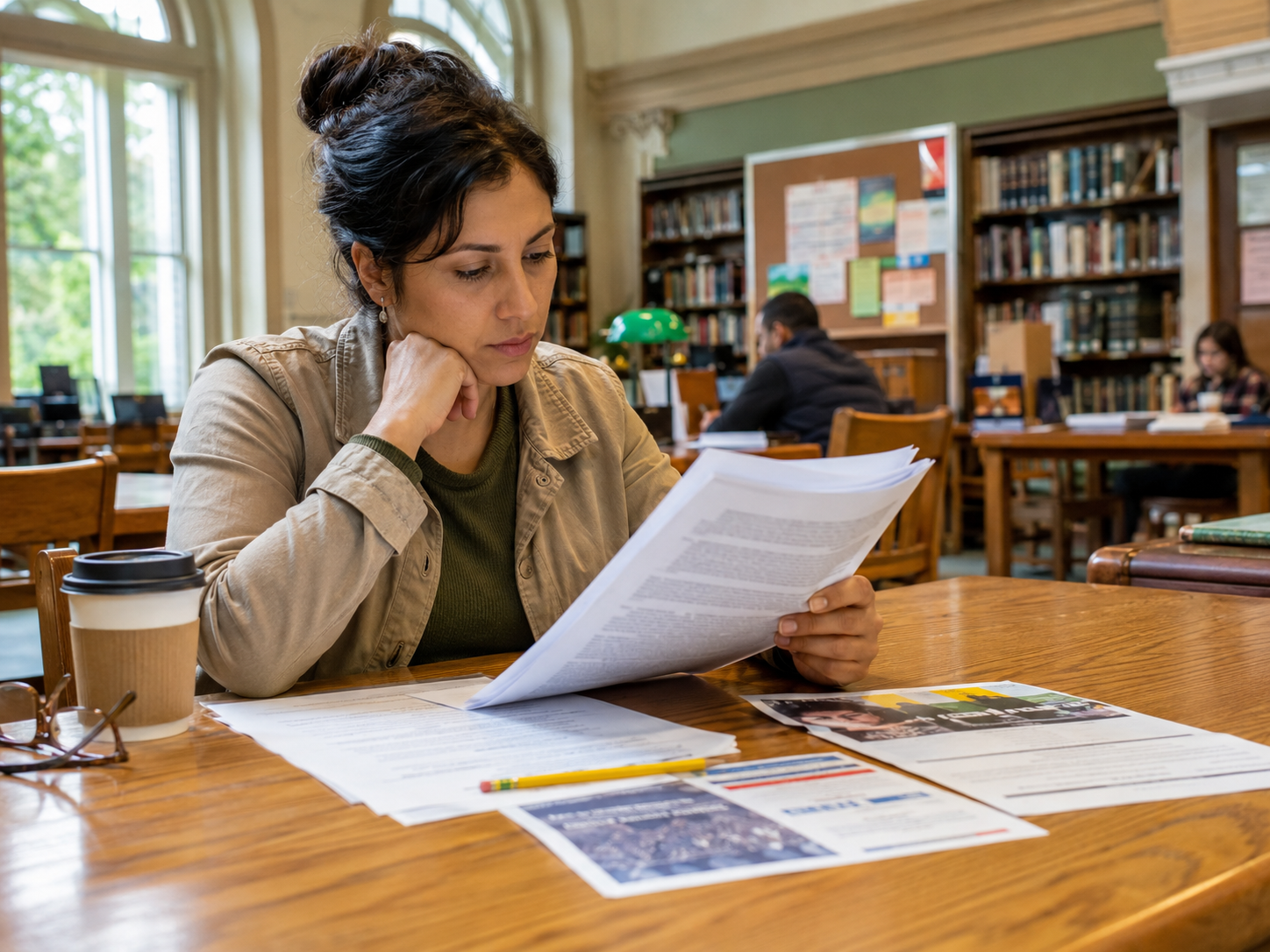 Courthouse columns and a blurred voting map represent legal debate over voting rights.